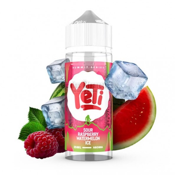 Yeti Summit Sour Raspberry Watermelon Ice Flavour Shot 25/120ml